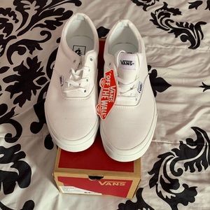 Women’s White Vans